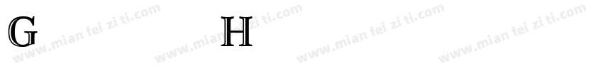 Goudy Handtooled Reg字体转换